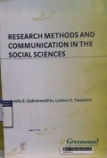 Research Methods and Communication in the Social Science