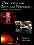 Production and Operations Management an Applied Modern Approach
