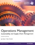 Operations Management : Sustainability and Supply Chain Management 11th ed.