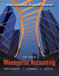 Managerial Accounting : International Student Version 6th ed.