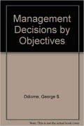Management Decisions by Objectives