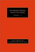 International Institutions Vol-IV