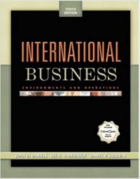 International Business enviroments and Operations ed. 10th