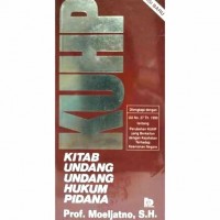 KUHP Kitab undang-undang hukum pidana