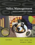 Sales Management : Analysis and Decision Making