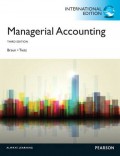 Managerial Accounting 3rd ed.