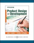 Product Design and Development 5th ed.