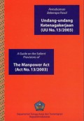 Pemahaman Beberapa Pasal Undang-Undang Nomor 13 Tahun 2003 Tentang Ketenagakerjaan