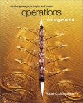 Operations Management : Contemporary Concepts and Cases