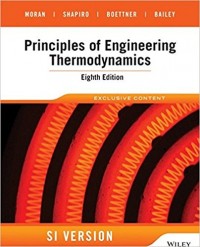 Principles of Engineering Thermodynamics 8th ed.