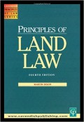 Priciples of Land Law 4th ed.