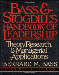 Handbook of Leadership : Theory, Research, and Managerial Applications