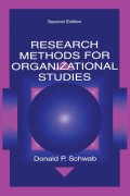 Research Methods For Organizational Studies 2nd ed.