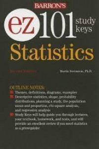 Statistics : Barron's ez 101 study keys 2nd ed.