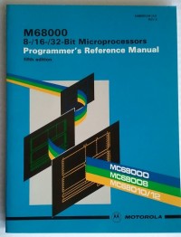 M68000 8-/16-/32-Bit microprocessors Programmer's Reference Manual 5th ed.