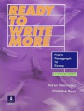Ready to write more : From Paragraph to Essey
