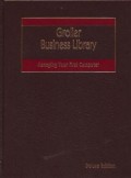 Grolier Business Library : Managing Your First Computer