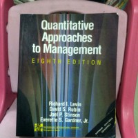 Quantitative Approach to Management 8th ed.