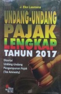 Undang-undang pajak lengkap tahun 2017