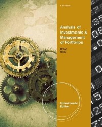 Analysis of Investments & Management of Portfolios 10th ed.