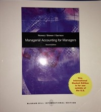 Managerial Accounting for Managers 2nd ed.