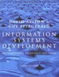 Information Systems Development: Methodologies, Techniques, and Tools 3rd ed.