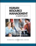 Human Resource Management : An Experiential Approach