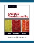 Advanced Financial Accounting 9th ed.