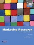 Marketing Research : An Applied Orientation, 6th ed.