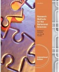 Research Methods for the Behavioral Sciences 4th ed.