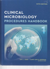 Clinical Microbiology Procedures Handbook fifth edition Volume 1