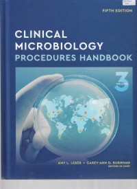 Clinical Microbiology Procedures Handbook fifth edition Volume 3