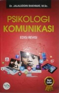 Psikologi Komunikasi Edisi Revisi