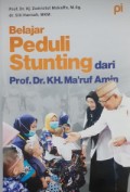 Belajar Peduli Stunting Dari Prof.Dr.KH.Ma'aruf Amin