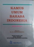 Kamus Umum Bahasa Indonesia Edisi Ketiga
