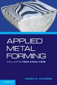 Applied Metal Forming : Including Fem Analysis