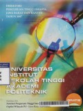 Direktori Perguruan Tinggi Swasta Jawa Barat dan Banten Tahun 2007