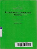 Experimental Design and Analysis