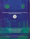 Pendidikan Ilmu Kesehatan Anak Berkelanjutan Penatalaksanaan Syok Pada Anak 12 - 13 Juni 2000