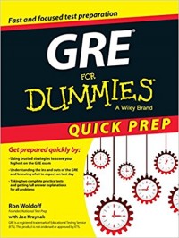 GRE for Dummies: Quick prep