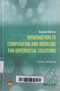 Introduction to Computation and Modeling for Differential Equations, 2nd ed.