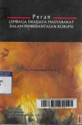 Peran Lembaga Swadaya Masyarakat dalam Pemberantasan Korupsi
