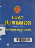 Law on Investment Year 2005