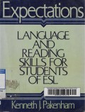 Expectations language and Reading Skills for Students Of ESL