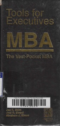 Tools For Executives CFO The Vest-Pocket Buku Ketiga