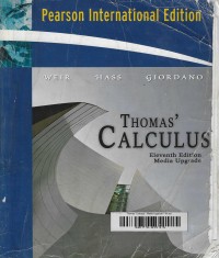 Thomas' Calculus : Media Upgrade 11th ed.