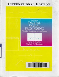 Digital Signal Processing: Principles, Algorithms, and Applications 3rd ed.