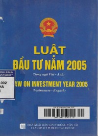 Law on Investment Year 2005