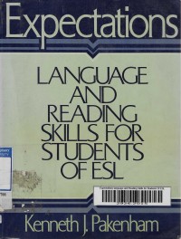 Expectations language and Reading Skills for Students Of ESL