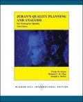 Juran's Quality Planning and analysis For Enterprise Quality 5th ed.